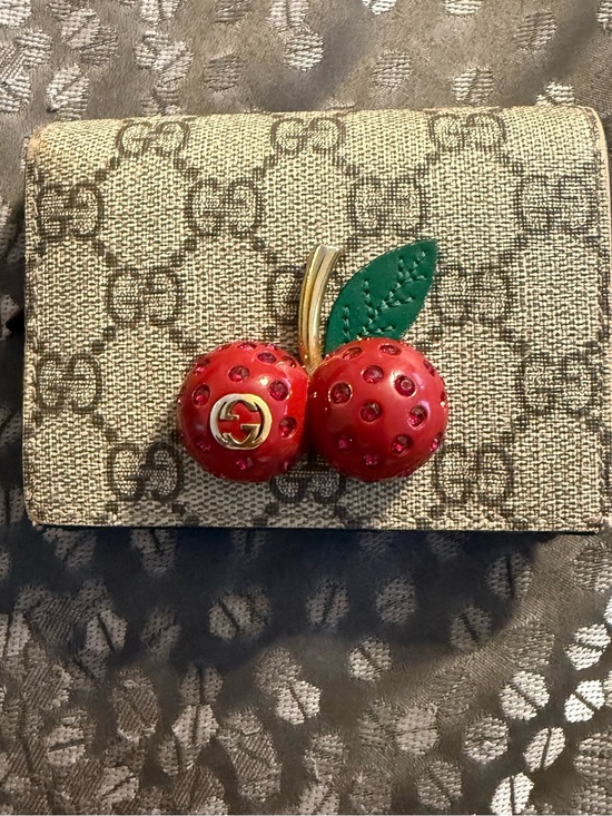 Gucci Handbags - Authentic Gucci Limited Edition Supreme Cherry Compact Wallet